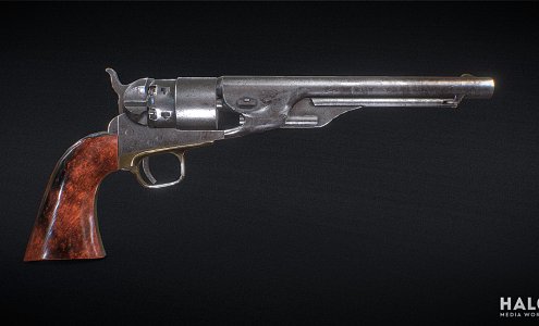 Colt revolver 3d model