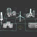 Technology Exhibition Hall Showcasing Clean Energy Technologies Including Hydrogen Wind Solar And Hydro Power