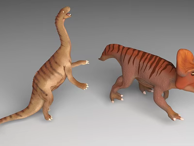Dinosaur Rounded Dragon Shu Dragon Long-necked Dragon Jurassic Vegetable Dinosaurs Triassic Cretaceous Ancient Organics 3d model