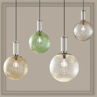 Modern Chandelier Glass Chandelier Bedside Chandelier Bar Table Chandelier Linear Chandelier 3d model
