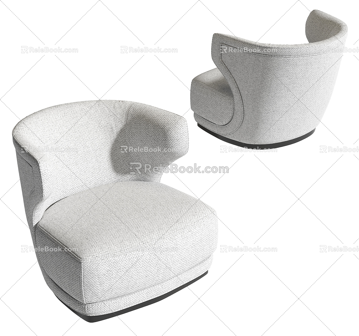 Poliform single sofa 3d model