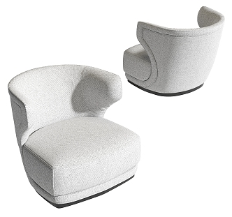 Poliform single sofa 3d model