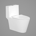 Modern toilet 3d model