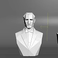 Geometric Bust Ornament Set Modern Minimalist Decorative Figurines Sculptural Home Decor