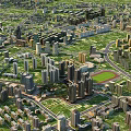 Modern Bird's Eye View Big Bird's Eye View 3d model