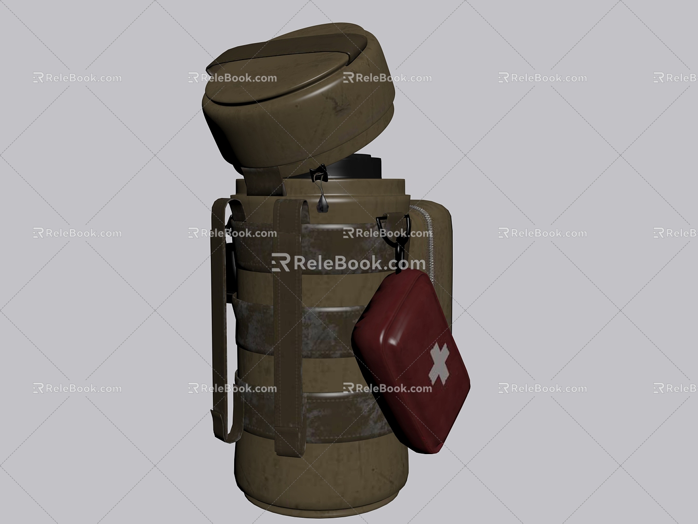 First Aid Kit Backpack 3d model