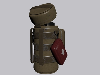 First Aid Kit Backpack 3d model