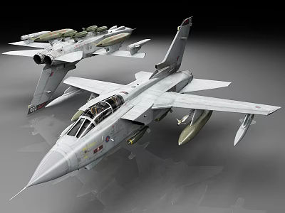 Military Aircraft Models Detailed Fighter Jet Replicas With Cockpit And Missile Attachments 3d model