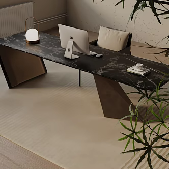 Modern table combination 3d model
