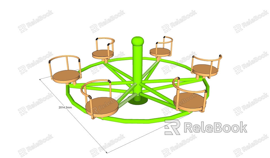 Children's swivel chair model