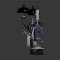 Modern Robot Waiter Robot Assistant Small Robot 3d model