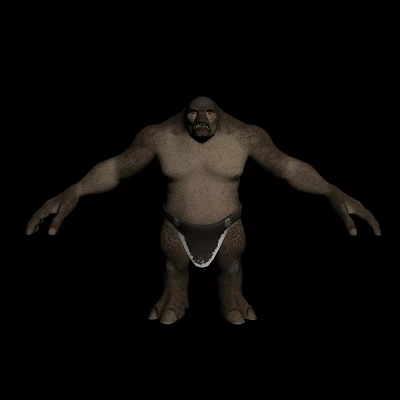 Modern game character Lott troll 3d model Modern game character Lott troll 3d model