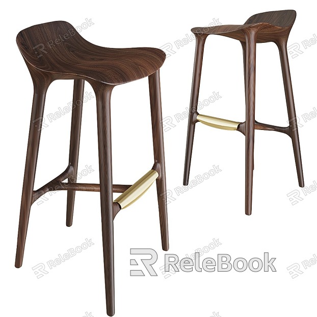 Bar Chair Single Chair Bar Chair Dining Chair model