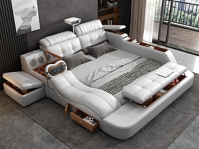 Modern Double Bed model