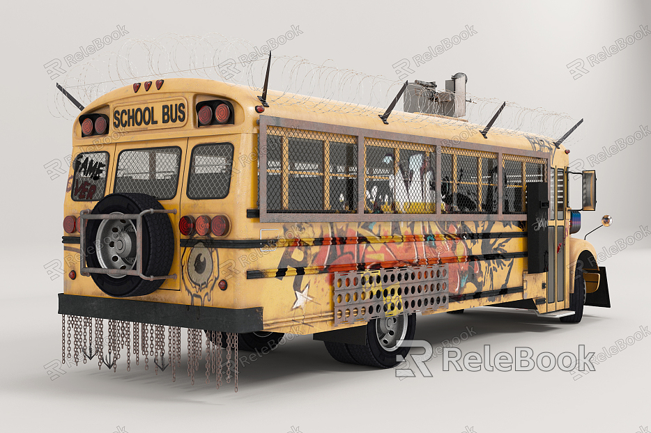 Industrial LOFT School Bus model