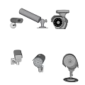 Projection Surveillance Cameras Various Models For Indoor And Outdoor Security Use