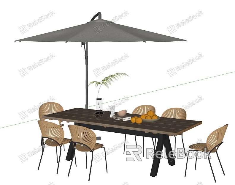 Landscape Outdoor Seat Parasol model