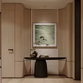 Modern Bedroom Interior Design With Bed Nightstands Table Lamps And Wall Panels
