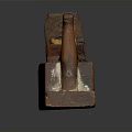 Vintage Wooden Carpentry Plane With Traditional Design And Metal Blade Handle
