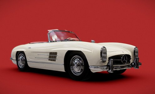 Hyundai Mercedes-Benz SL300 sports car 3d model