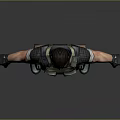 3D Character Model In Tactical Vest Short Sleeve Shirt Cargo Pants Black Gloves Military Boots