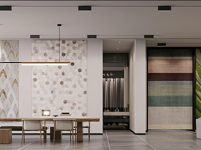 Modern Hall Office Hall 3d model