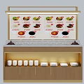 Modern Hotpot Restaurant Sauce Station With Assorted Seasoning Compartments And Storage Cabinets
