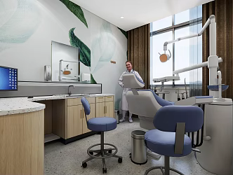Modern Clinic Hospital Stomatology Clinic 3d model