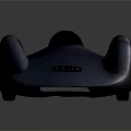Sleek Deep Blue Concept Racing Car With Aerodynamic Design And Single Seat