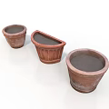 Terracotta Plant Pots In Various Shapes For Home Gardening Supplies