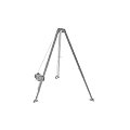 Tripod Hoist Equipment With Pulley System And Steel Lifting Mechanism