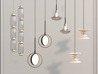 Modern chandelier combination model