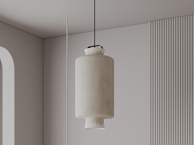 Modern chandelier 3d model