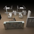 Medical Devices For Hospital Settings Including Treatment Tables Storage Cabinets Display Monitors And Pendant Arms