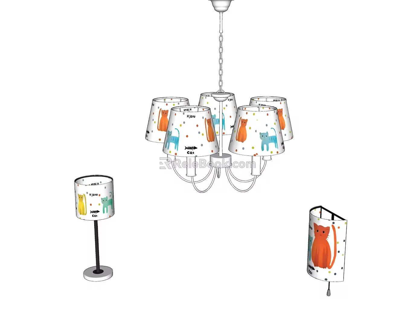 Lamp combination 3d model