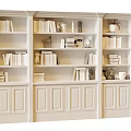 White Bookcase with Open Shelves Closed Cabinets Books and Decorative Items