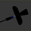 Advanced Spacecraft With Rocket Thruster Solar Panels Antennas And Green Aurora In Space