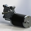 Industrial Electric Motors With Metal Housing Black Components Shaft Mounting Structure Design