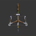 Crossbow Mechanical Crossbow Shift Bow and Arrow Shoot Far Equipment Weapons High-tech Crossbow 3d model