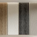 Brown White Black Light Gray Textured Wall Panels Modern Interior Decor 3d model