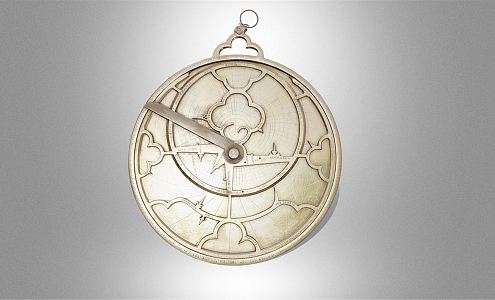 Modern Coin Planar Astrolabe 3d model