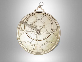 Modern Coin Planar Astrolabe 3d model