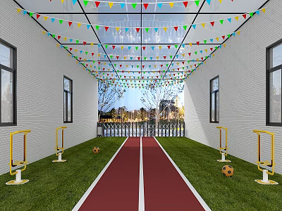 Modern Playground Kindergarten Playground 3d model Modern Playground Kindergarten Playground 3d model