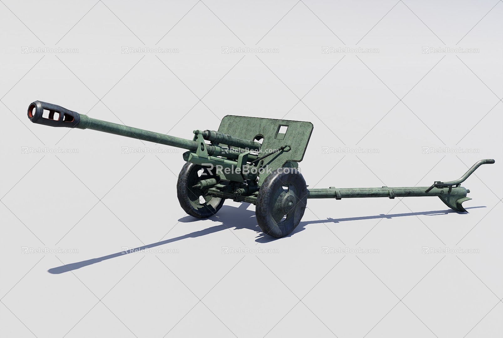 Soviet Artillery 3d model