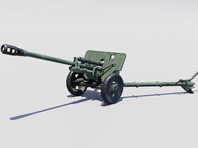 Soviet Artillery 3d model