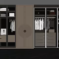 Modern Wardrobe Interior With Glass Doors Built-in Lighting And Storage Design