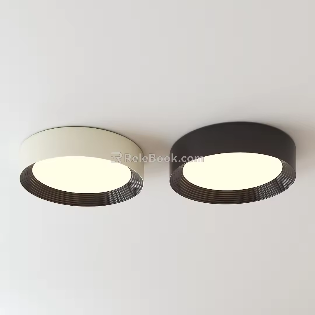 Modern minimalist ceiling lamp 3d model