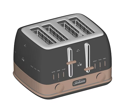 Modern Bread Maker Toaster 3d model