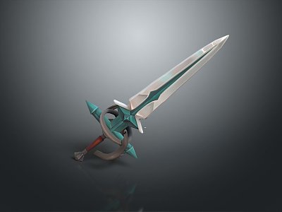 Officer Sword Long Sword Sheath Sword Samurai Sword Samurai Sword Accessories Soldier Sword Knight Sabre 3d model