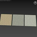Geometric Tile Components With Varied Color Patterns For Wall And Floor Design 3d model